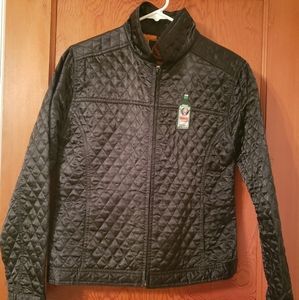 Jagermeister Black quilted jacket